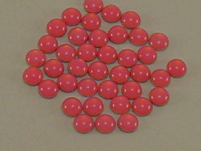 1 Gross 4mm PEARLSTUD FLOURESCENT WATERMELON NAILHEAD HOTFIX